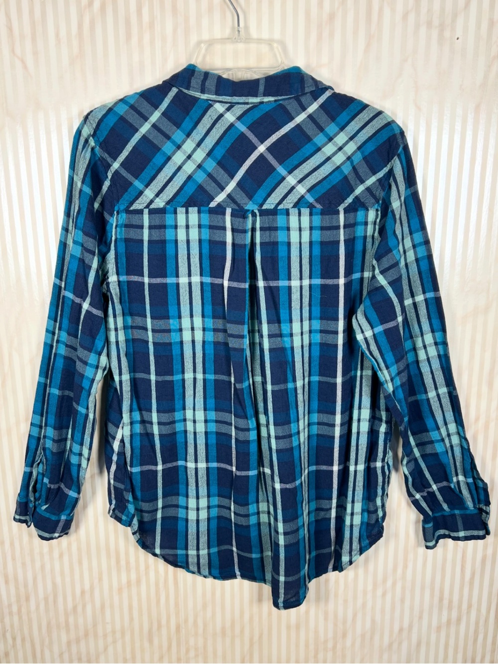 Lucky Blue Plaid Long Sleeve Shirt - Picture 5 of 9